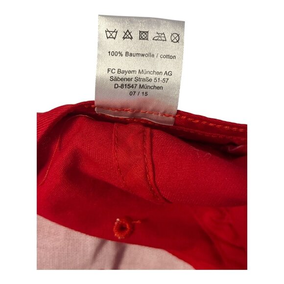 FC Bayern Munich Red Baseball Cap – Official Licensed Cotton Hat 2015 - Picture 6 of 6